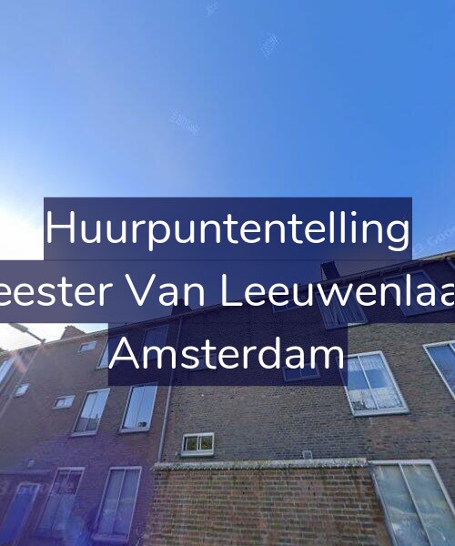 Foto gevel Huurpuntentelling voor Burgemeester Van Leeuwenlaan 189-2, Amsterdam