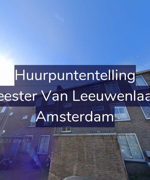 Foto gevel Huurpuntentelling voor Burgemeester Van Leeuwenlaan 189-1, Amsterdam