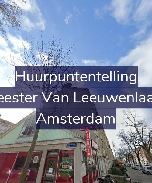 Foto gevel Huurpuntentelling voor Burgemeester Van Leeuwenlaan 100-3, Amsterdam