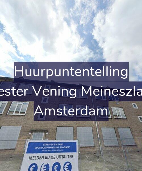 Foto gevel Huurpuntentelling voor Burgemeester Vening Meineszlaan 193-1, Amsterdam