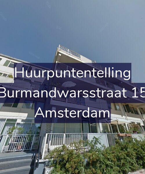 Foto gevel Huurpuntentelling voor Burmandwarsstraat 15, Amsterdam