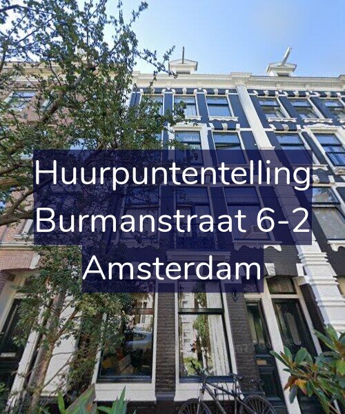 Foto gevel Huurpuntentelling voor Burmanstraat 6-2, Amsterdam