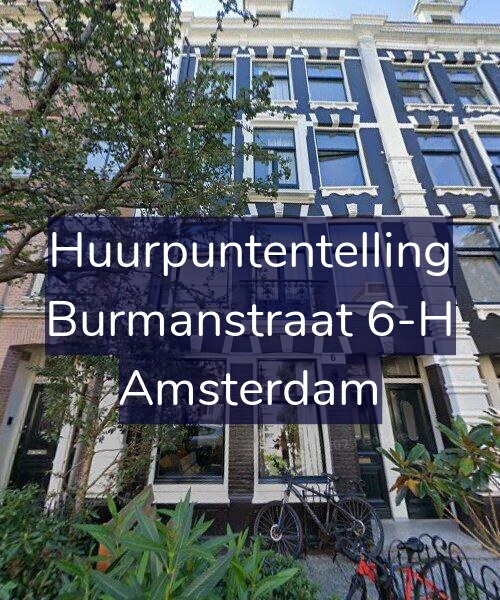 Foto gevel Huurpuntentelling voor Burmanstraat 6-H, Amsterdam