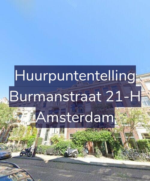 Foto gevel Huurpuntentelling voor Burmanstraat 21-H, Amsterdam