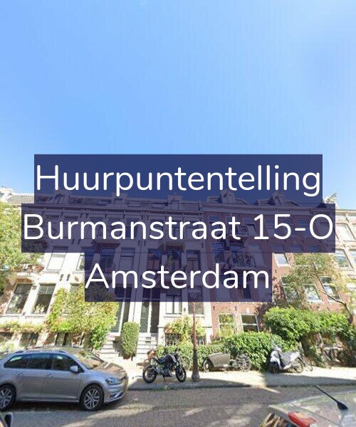 Foto gevel Huurpuntentelling voor Burmanstraat 15-O, Amsterdam