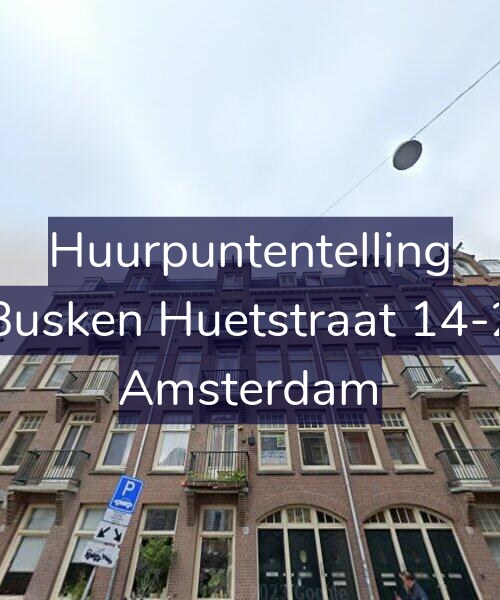 Foto gevel Huurpuntentelling voor Busken Huetstraat 14-2, Amsterdam