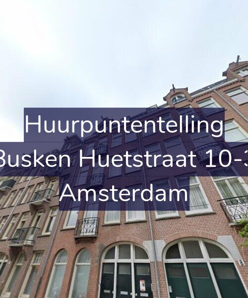 Foto gevel Huurpuntentelling voor Busken Huetstraat 10-3, Amsterdam