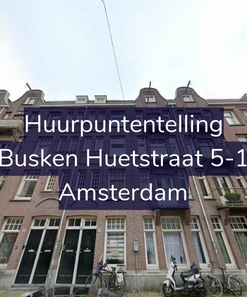 Foto gevel Huurpuntentelling voor Busken Huetstraat 5-1, Amsterdam