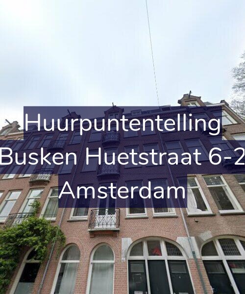 Foto gevel Huurpuntentelling voor Busken Huetstraat 6-2, Amsterdam
