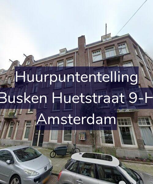 Foto gevel Huurpuntentelling voor Busken Huetstraat 9-H, Amsterdam