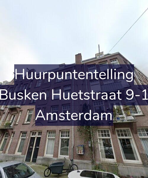 Foto gevel Huurpuntentelling voor Busken Huetstraat 9-1, Amsterdam
