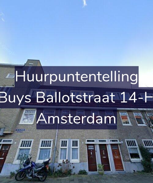 Foto gevel Huurpuntentelling voor Buys Ballotstraat 14-H, Amsterdam
