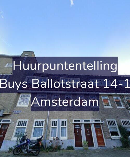 Foto gevel Huurpuntentelling voor Buys Ballotstraat 14-1, Amsterdam