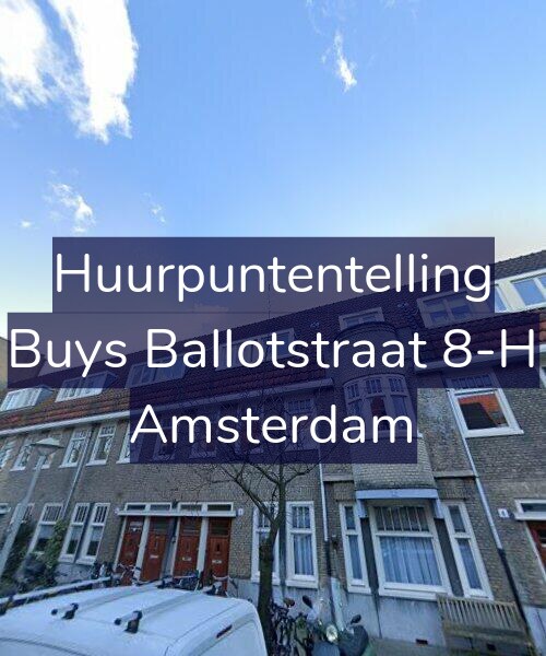 Foto gevel Huurpuntentelling voor Buys Ballotstraat 8-H, Amsterdam