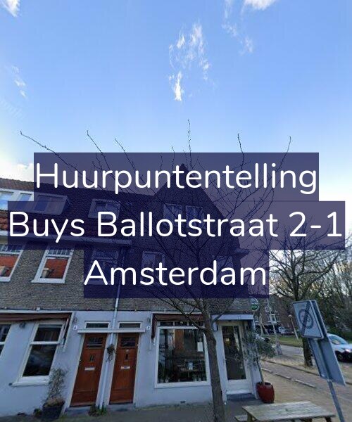 Foto gevel Huurpuntentelling voor Buys Ballotstraat 2-1, Amsterdam