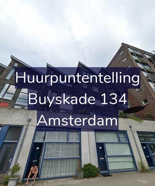 Foto gevel Huurpuntentelling voor Buyskade 134, Amsterdam