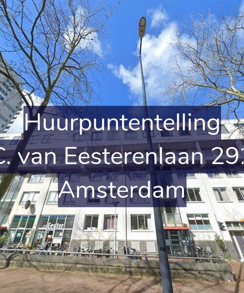 Foto gevel Huurpuntentelling voor C. van Eesterenlaan 292, Amsterdam