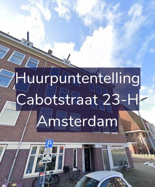 Foto gevel Huurpuntentelling voor Cabotstraat 23-H, Amsterdam