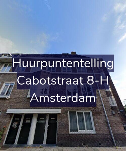 Foto gevel Huurpuntentelling voor Cabotstraat 8-H, Amsterdam