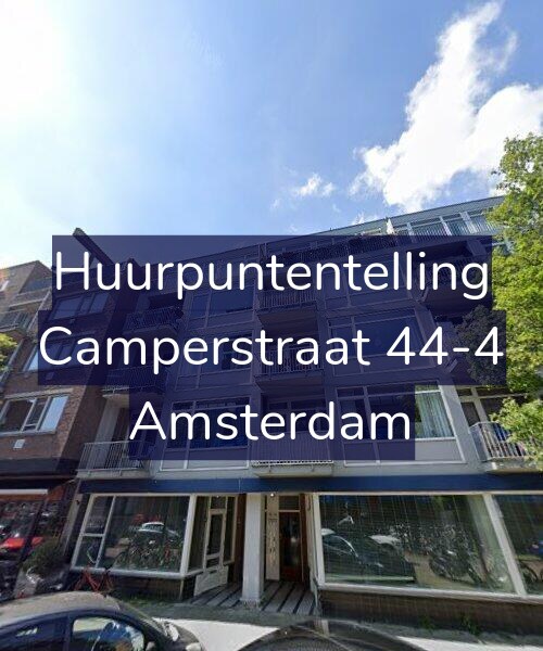 Foto gevel Huurpuntentelling voor Camperstraat 44-4, Amsterdam