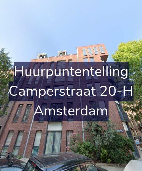 Foto gevel Huurpuntentelling voor Camperstraat 20-H, Amsterdam