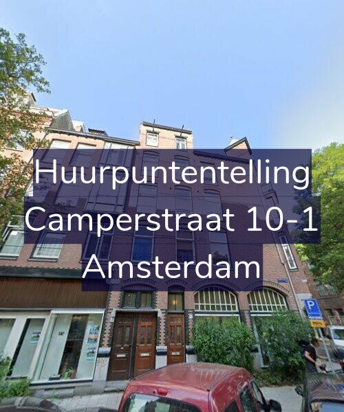Foto gevel Huurpuntentelling voor Camperstraat 10-1, Amsterdam