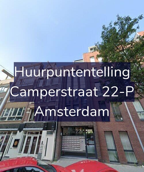 Foto gevel Huurpuntentelling voor Camperstraat 22-P, Amsterdam