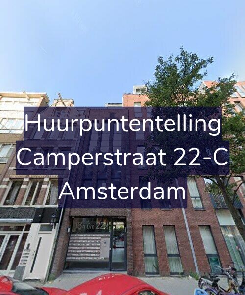 Foto gevel Huurpuntentelling voor Camperstraat 22-C, Amsterdam