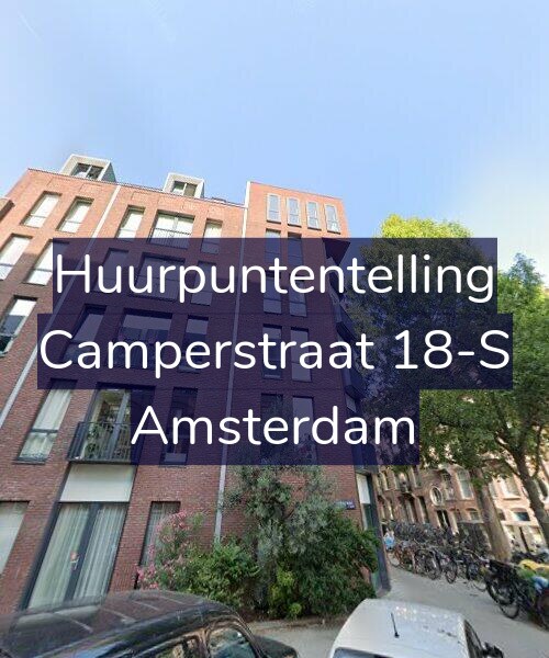 Foto gevel Huurpuntentelling voor Camperstraat 18-S, Amsterdam