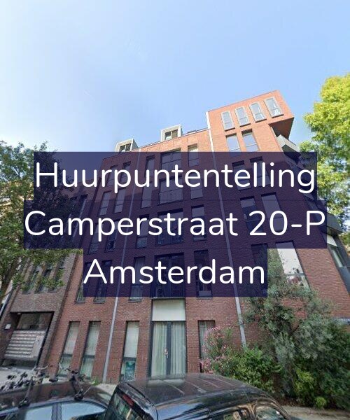 Foto gevel Huurpuntentelling voor Camperstraat 20-P, Amsterdam