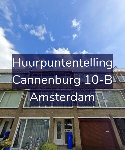 Foto gevel Huurpuntentelling voor Cannenburg 10-B, Amsterdam