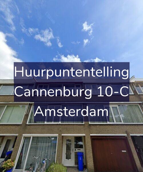 Foto gevel Huurpuntentelling voor Cannenburg 10-C, Amsterdam