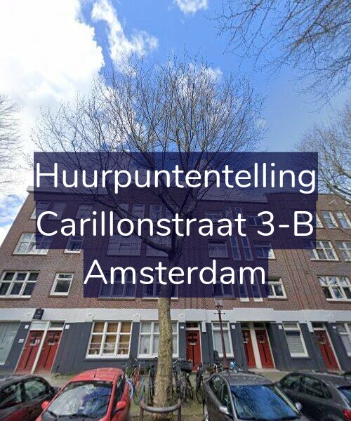 Foto gevel Huurpuntentelling voor Carillonstraat 3-B, Amsterdam