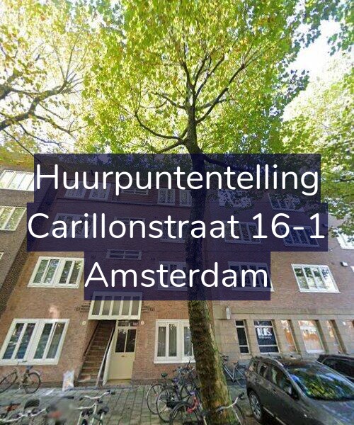 Foto gevel Huurpuntentelling voor Carillonstraat 16-1, Amsterdam