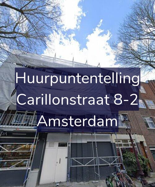 Foto gevel Huurpuntentelling voor Carillonstraat 8-2, Amsterdam