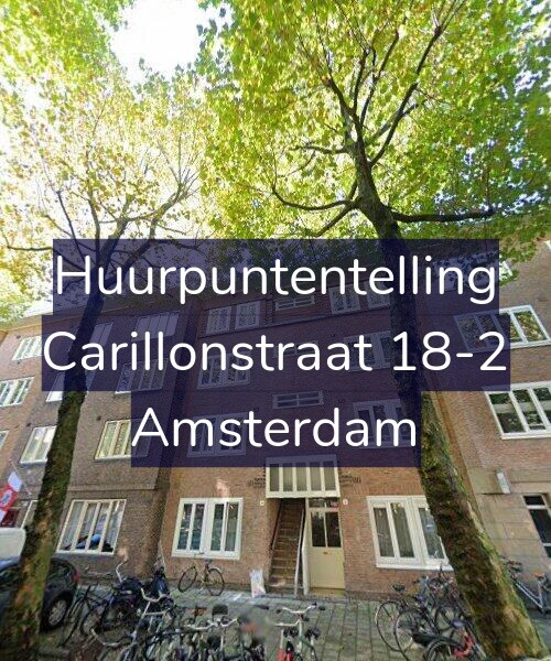 Foto gevel Huurpuntentelling voor Carillonstraat 18-2, Amsterdam