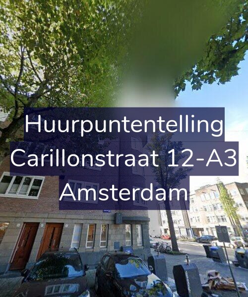 Foto gevel Huurpuntentelling voor Carillonstraat 12-A3, Amsterdam