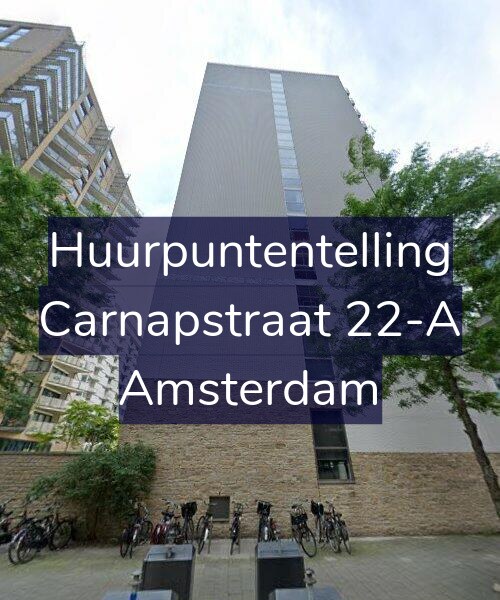 Foto gevel Huurpuntentelling voor Carnapstraat 22-A, Amsterdam