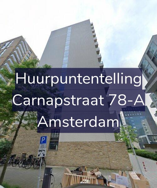 Foto gevel Huurpuntentelling voor Carnapstraat 78-A, Amsterdam