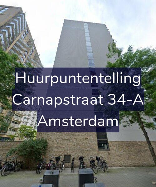 Foto gevel Huurpuntentelling voor Carnapstraat 34-A, Amsterdam