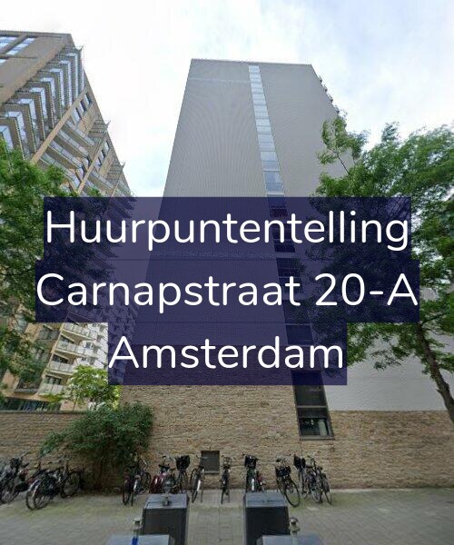 Foto gevel Huurpuntentelling voor Carnapstraat 20-A, Amsterdam