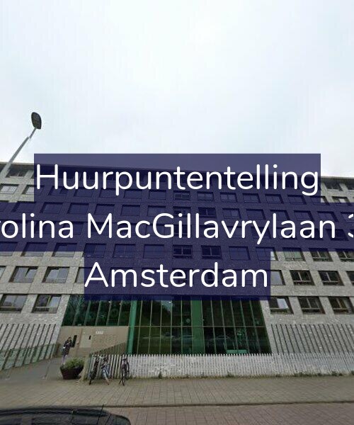 Foto gevel Huurpuntentelling voor Carolina MacGillavrylaan 390, Amsterdam