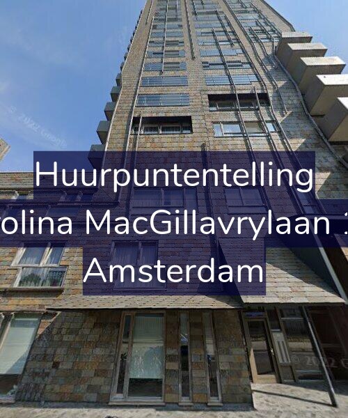 Foto gevel Huurpuntentelling voor Carolina MacGillavrylaan 159, Amsterdam
