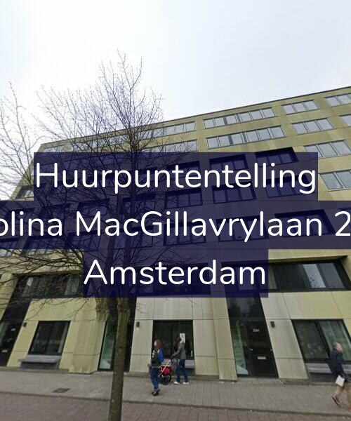 Foto gevel Huurpuntentelling voor Carolina MacGillavrylaan 2176, Amsterdam