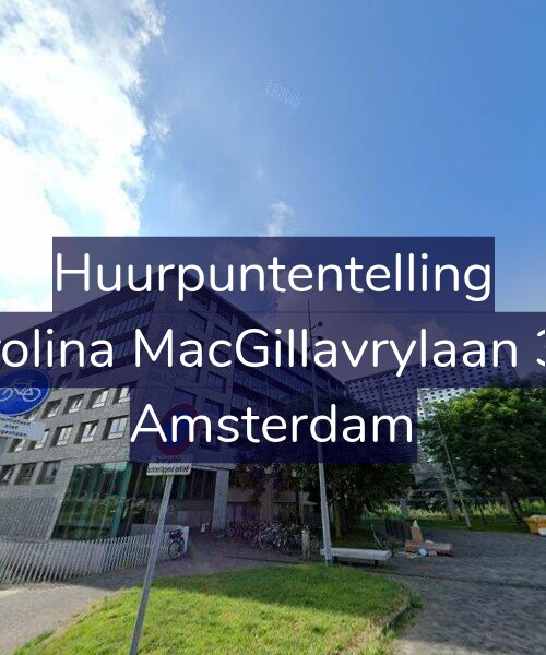 Foto gevel Huurpuntentelling voor Carolina MacGillavrylaan 340, Amsterdam