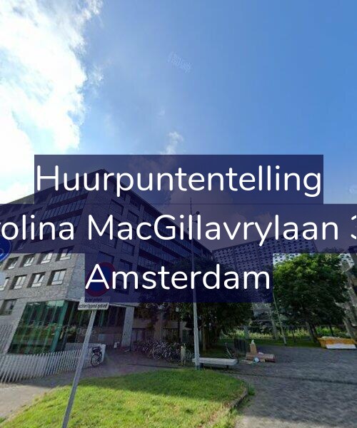 Foto gevel Huurpuntentelling voor Carolina MacGillavrylaan 316, Amsterdam