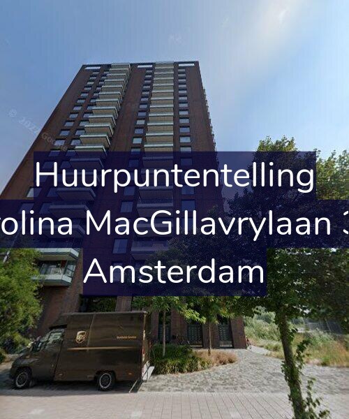 Foto gevel Huurpuntentelling voor Carolina MacGillavrylaan 389, Amsterdam