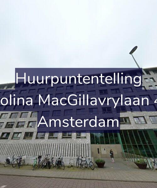 Foto gevel Huurpuntentelling voor Carolina MacGillavrylaan 408, Amsterdam