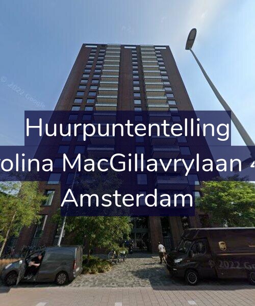 Foto gevel Huurpuntentelling voor Carolina MacGillavrylaan 417, Amsterdam