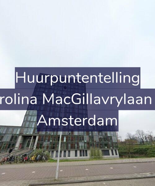 Foto gevel Huurpuntentelling voor Carolina MacGillavrylaan 82, Amsterdam